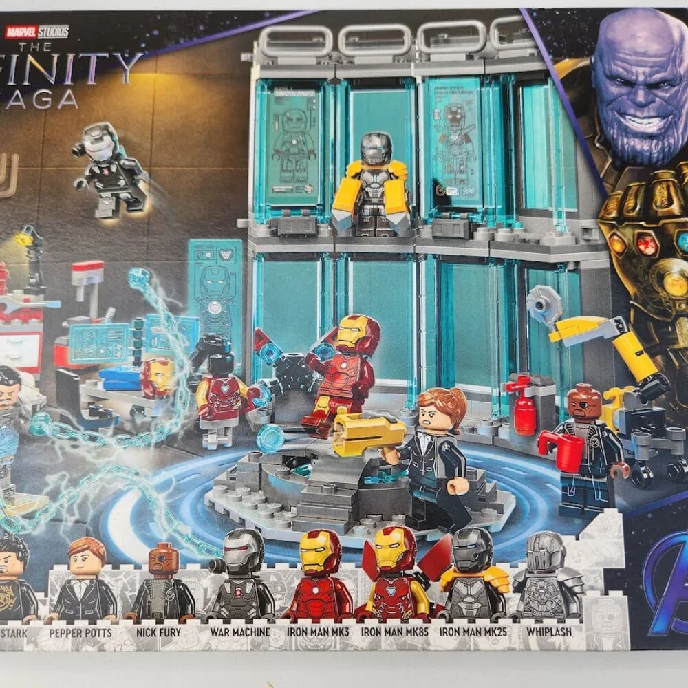 NEW LEGO Marvel Iron Man Armory Toy Building Set 76216 Avengers Lego Set with MK - Picture 13 of 16